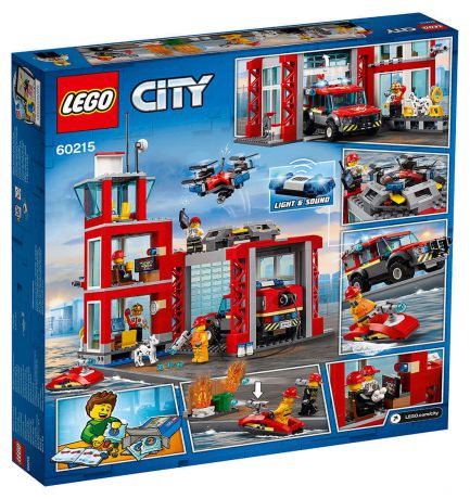 Конструктор LEGO City 60215 Лего Сити Пожарное депо