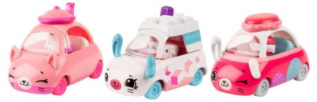 3 Машинки Cutie Cars с мини-фигурками Shopkins