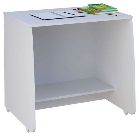 Стол для кровати-чердака с выдвижными элементами Polini Simple, белый