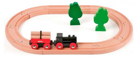 Деревянная железная дорога с грузовым поездом Brio