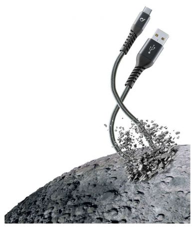 Кабель USB-C Cellularline 200 см, нейлон
