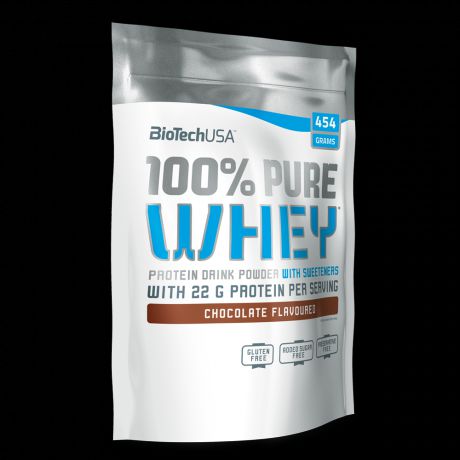 Протеин BioTech 100% PureWhey, шоколад, 454г