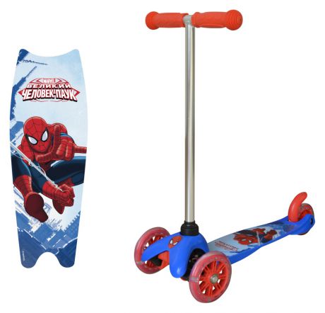 Самокат детский Marvel Человек-паук, трехколесный