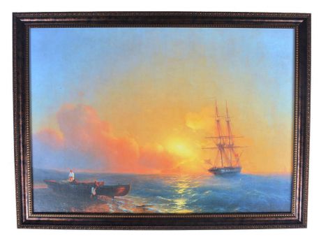 Картина «Айвазовский. Спокойное море», 50х70 см