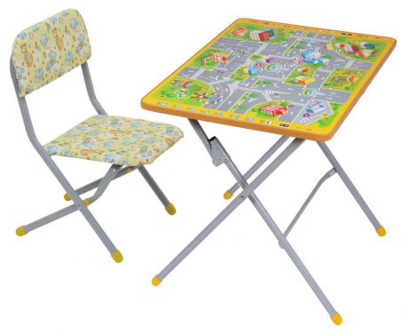 Комплект детской мебели ФЕЯ «ПДД», стол+стул