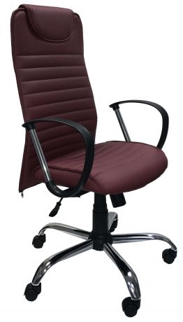 Кресло офисное «Страйкер», коричневое
