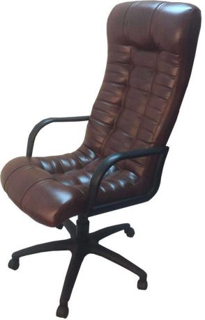 Кресло офисное «Атлант», коричневое