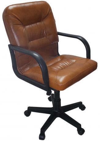 Кресло офисное «Шико», коричневое