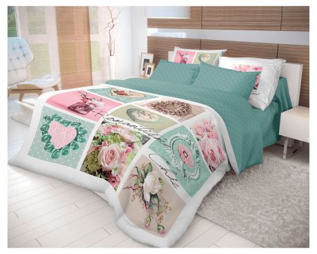 Комплект постельного белья «Волшебная ночь» Frame, 1,5-спальный, ранфорс, наволочки 50х70