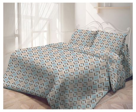 Комплект постельного белья «Самойловский Текстиль», 1,5-спальный, хлопок, наволочки 50х70