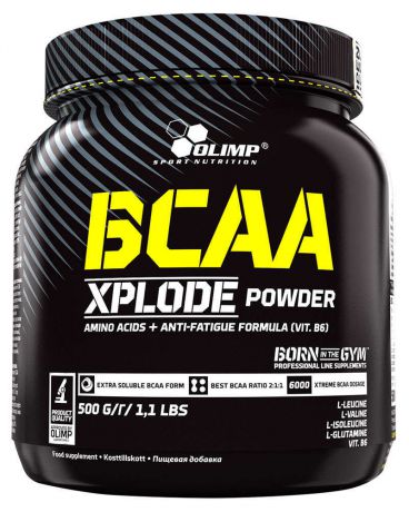 Аминокислоты БЦА Olimp BCAA Xplode Powder, апельсин, 500г