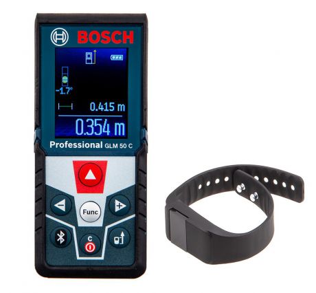 Дальномер Bosch Glm 50 c + фитнес-браслет (0.615.994.0ls)