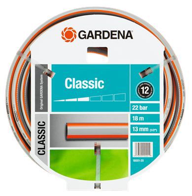 Шланг Gardena Classic 18001 длина 18м диаметр 13мм (1/2
