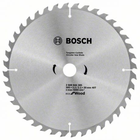 Диск пильный твердосплавный Bosch Eco wo 305x30-40t (2.608.644.385)