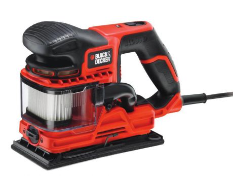 Машинка шлифовальная плоская (вибрационная) Black & decker Ka330e-qs