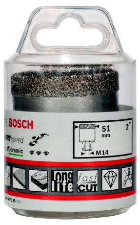 Коронка алмазная Bosch 2608587125