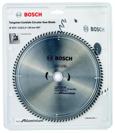 Диск пильный твердосплавный Bosch Eco al 254x30-96t (2.608.644.395)
