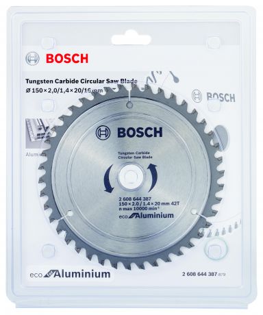 Диск пильный твердосплавный Bosch Eco al 150x20-42t (2.608.644.387)