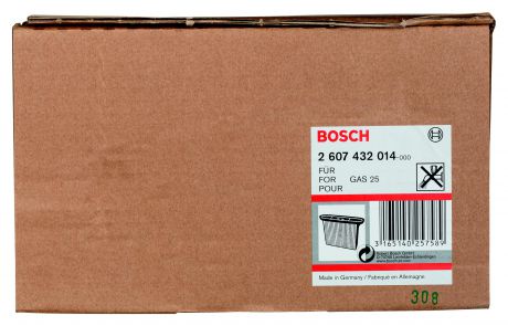 Фильтр Bosch для пылесоса gas 25, складчатый (2.607.432.014)