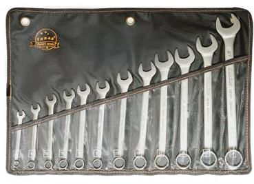 Набор комбинированных гаечных ключей в чехле, 12 шт. Skrab 44048 (6 - 22 мм)