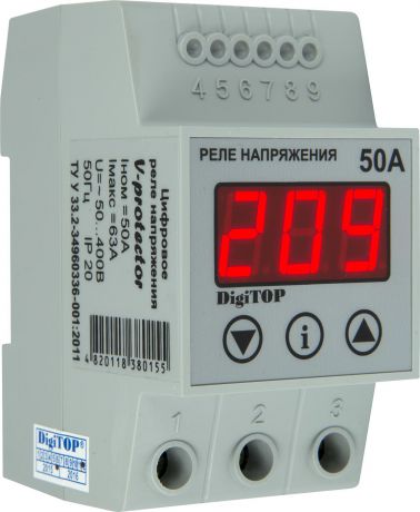 Реле напряжения Digitop Vp-50a