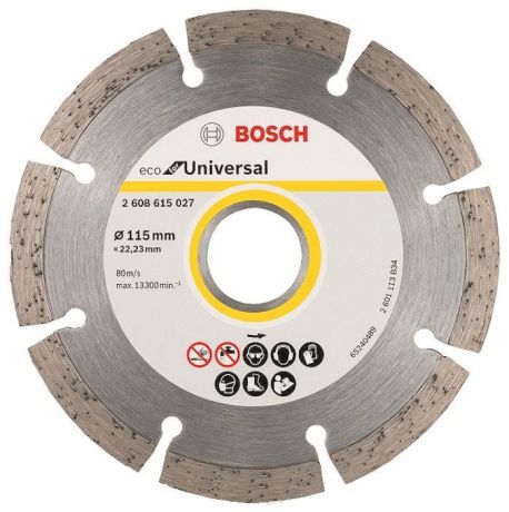 Круг алмазный Bosch Eco universal Ф115-22мм 10шт. (2.608.615.040)