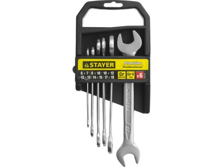 Ключ гаечный Stayer 27037-h6 (6 - 19 мм)