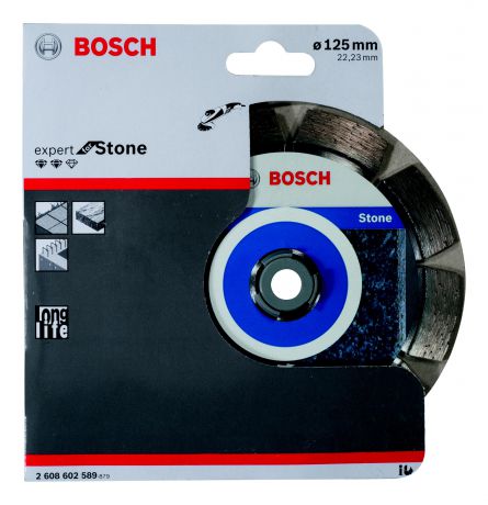Круг алмазный Bosch Expert for stone 125x22 сегмент (2.608.602.589)