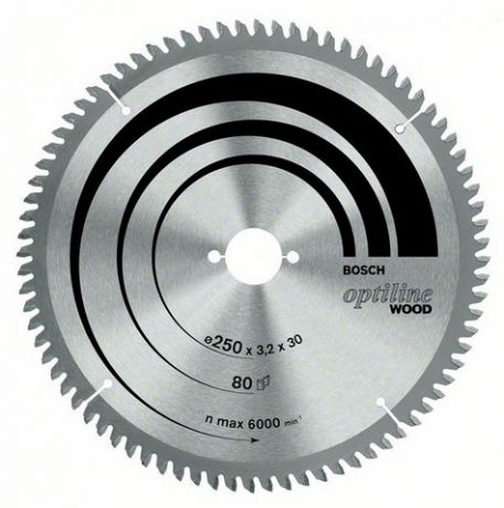 Диск пильный твердосплавный Bosch Optiline wood 305x60x30 gcm 12 (2.608.640.441)