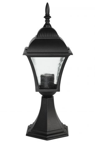 Светильник De fran Tv-880p2, уличный, стекло фактурное черный