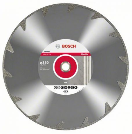 Круг алмазный Bosch Best for marble 115x22 сегмент (2.608.602.689)