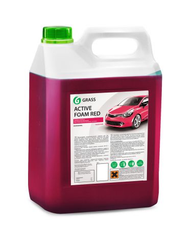 Автошампунь Grass 800002 active foam red