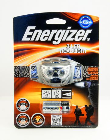 Фонарь Energizer 3 led headlight +3xlr03