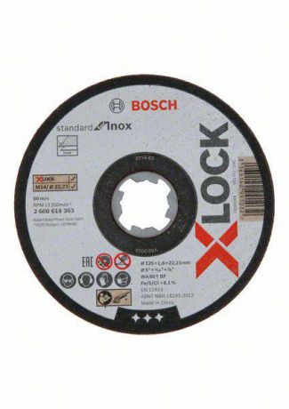 Круг отрезной Bosch 2608619364 x-lock 10шт