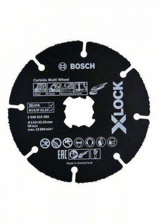 Круг отрезной Bosch 2608619283 x-lock
