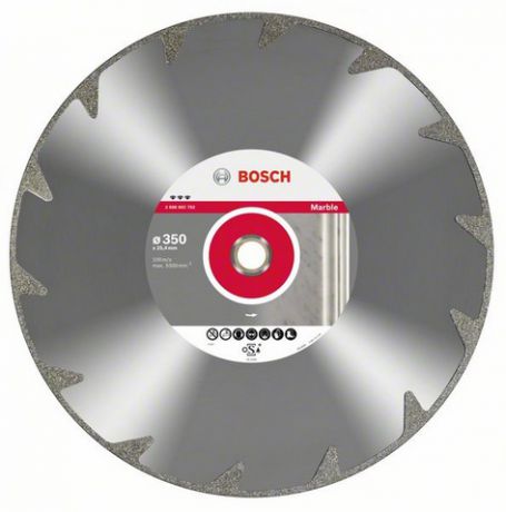 Круг алмазный Bosch Best for marble 300x25.4 сегмент (2.608.602.701)