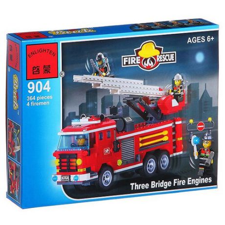 Конструктор Qman Fire Rescue 904 Пожарные машины