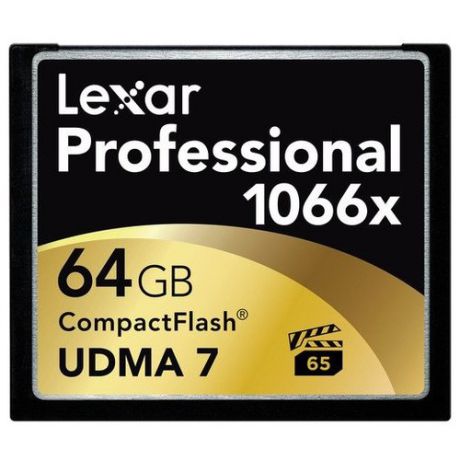 Карта памяти Lexar Professional 1066x CompactFlash 64GB