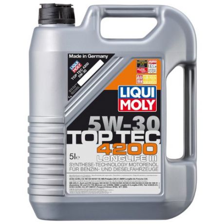 Моторное масло LIQUI MOLY Top Tec 4200 5W-30 5 л