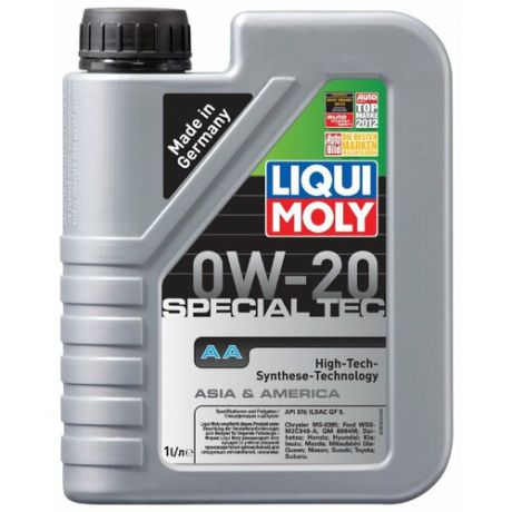 Моторное масло LIQUI MOLY Special Tec AA 0W-20 1 л