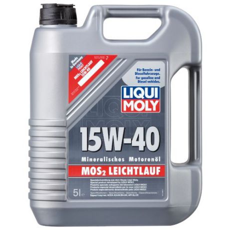 Моторное масло LIQUI MOLY MoS2 Leichtlauf 15W-40 5 л