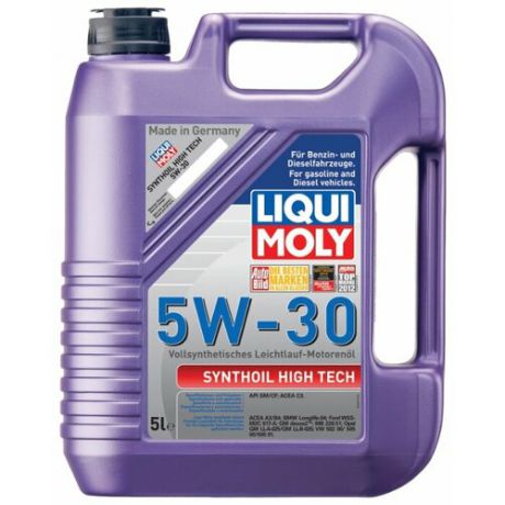 Моторное масло LIQUI MOLY Synthoil High Tech 5W-30 5 л