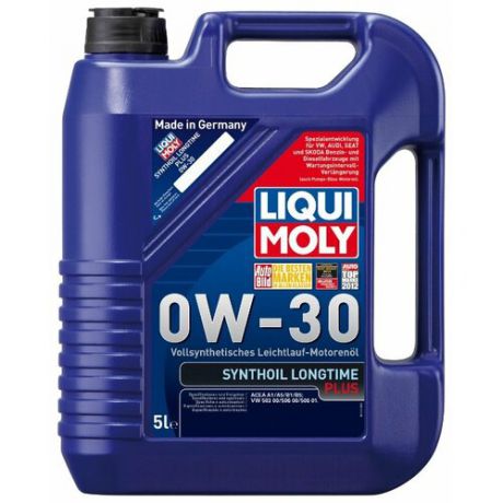 Моторное масло LIQUI MOLY Synthoil Longtime Plus 0W-30 5 л