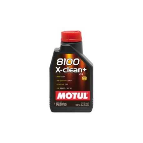 Моторное масло Motul 8100 X-clean+ 5W30 1 л