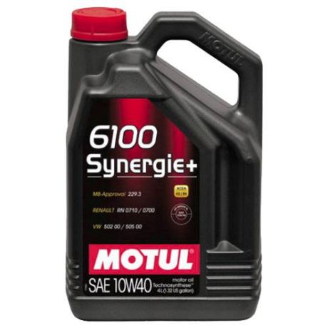Моторное масло Motul 6100 Synergie+ 10W40 4 л