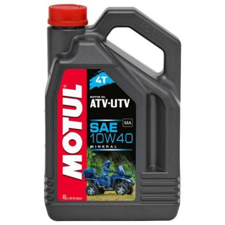 Моторное масло Motul ATV-UTV 4T 10W40 4 л