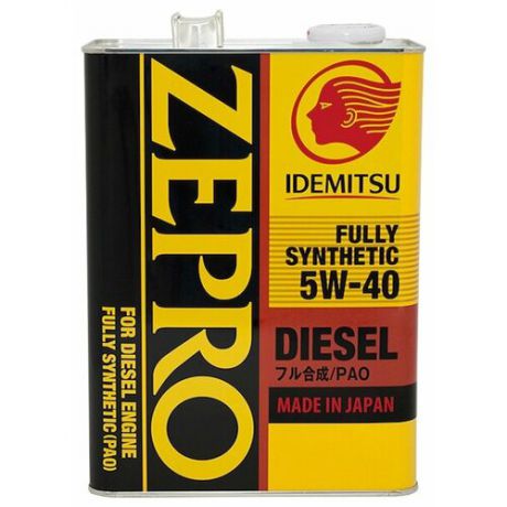 Моторное масло IDEMITSU Zepro Diesel 5W-40 4 л