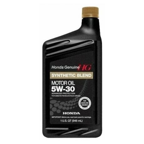 Моторное масло Honda Synthetic Blend 5W30 SN 0.946 л