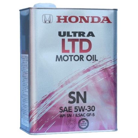 Моторное масло Honda Ultra LTD 5W30 SN 4 л