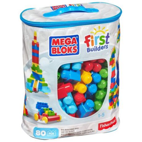 Конструктор Mega Bloks First Builders CYP72 80 деталей